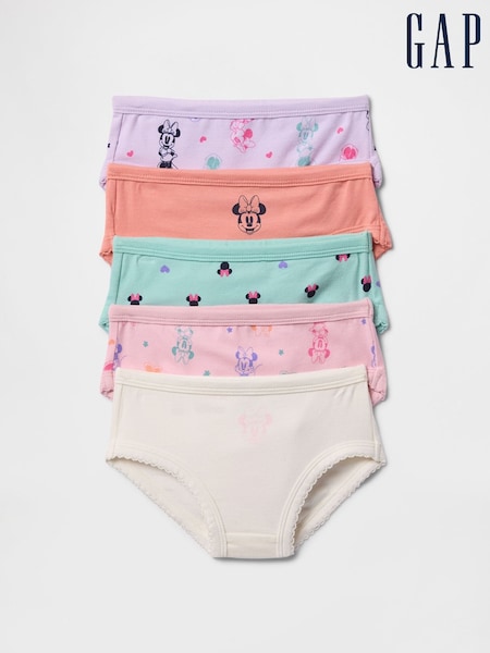 Gap Orange/Green/Pink Disney Minnie Mouse Boxers 5-Pack (F64375) | €26