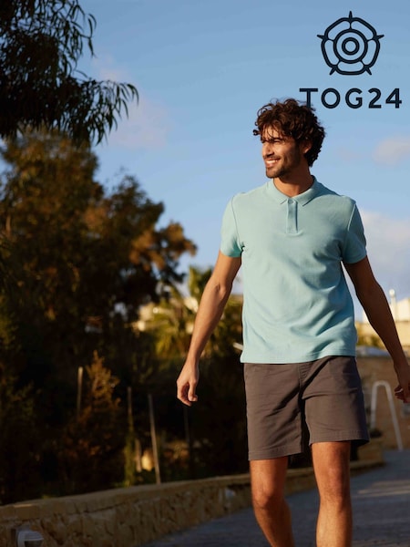 Tog 24 Blue Mens 100% Cotton Wexler Polo Shirt (F64400) | €38