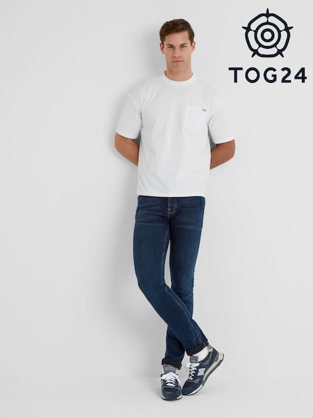 Tog 24 White Mens Denva T-Shirt (F64406) | AED151