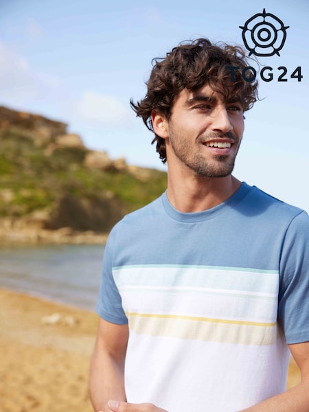Tog 24 Blue Mens Blaxhall 100% Cotton T-Shirt (F64407) | €34