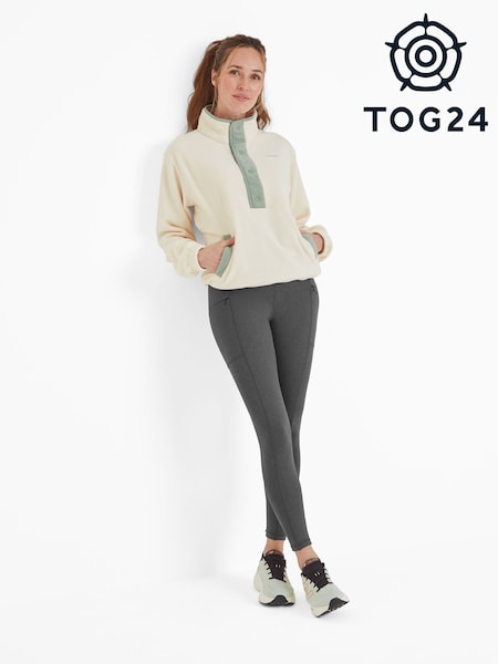 Cream1 - Tog 24 Womens Sawford Half Zip Fleece (F64408) | ‏210 د.إ.‏