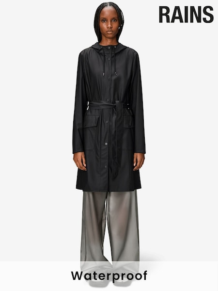 Rains Curve Long Jacket W3 (F64419) | ₪528