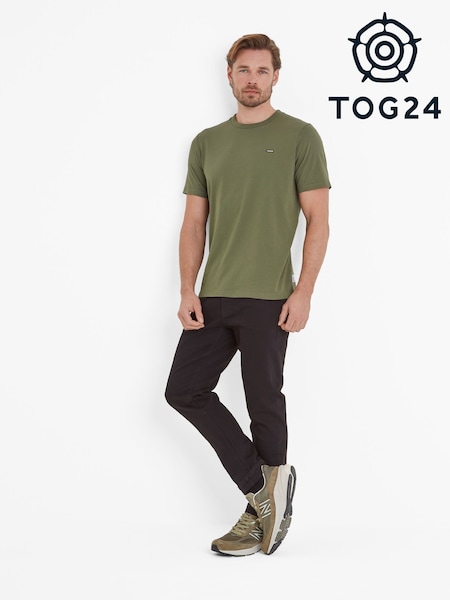 Tog 24 Green Mens Howard 100% Cotton T-Shirt (F64434) | €34