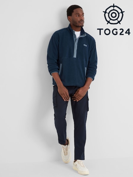 Tog 24 Blue Mens Horth Half Zip Fleece (F64456) | €50