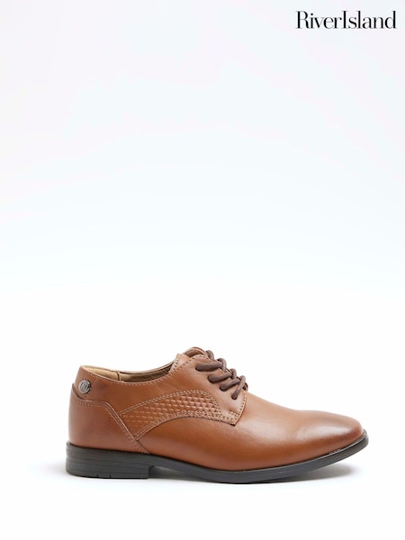 Ruskea - River Island Pojat Keinonahka Kenkät (F64542) | €38