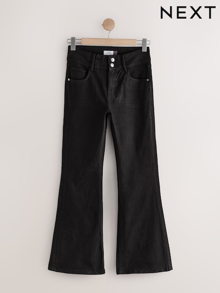 Black High Rise Stretch Flare Jeans (F64582) | €34