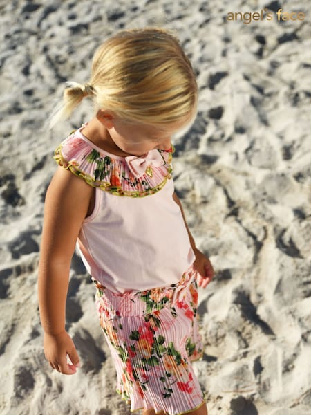 Angels Face Pink Lucile Primrose Top & Short Set (F64650) | ₪352 - ₪377