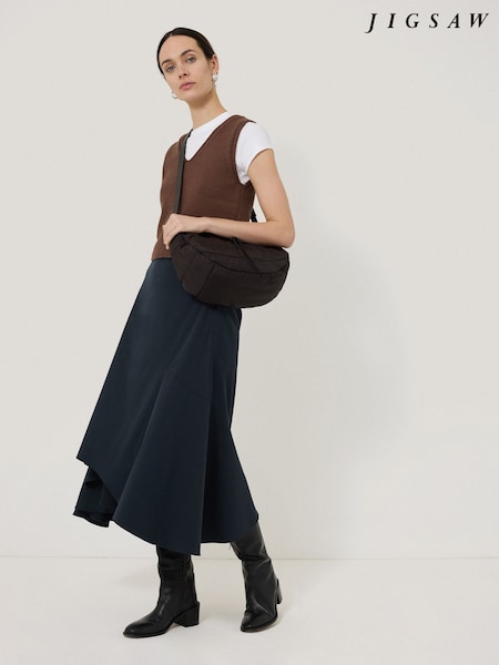 Jigsaw Cotton Seam Detail Skirt (F64656) | ‏679‏₪