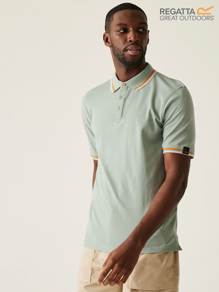 Regatta Green Mens Adryan Polo Shirt (F64822) | 139 QAR