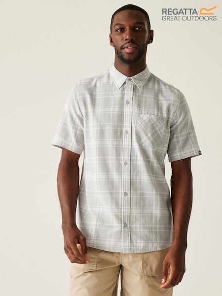 Regatta Grey Mens Loran Lightweight Shirt (F64825) | €37