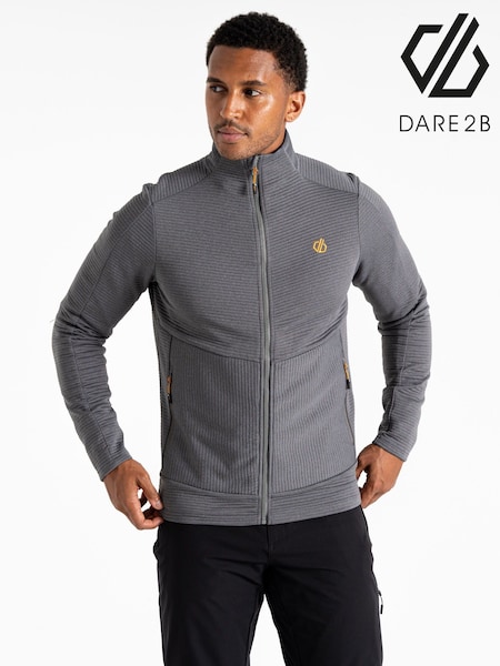 Dare 2b Mens Grey Airising Midlayer Fleece (F64845) | 365 LEI