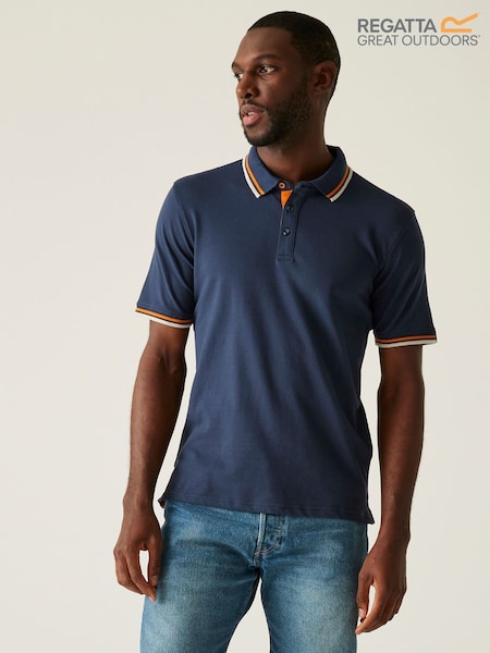 Regatta Blue Mens Adryan Polo Shirt (F64847) | €40