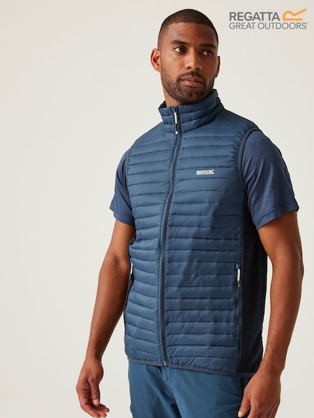 Regatta Blue Mens Anderson Hybrid Body Warmer (F64855) | €55