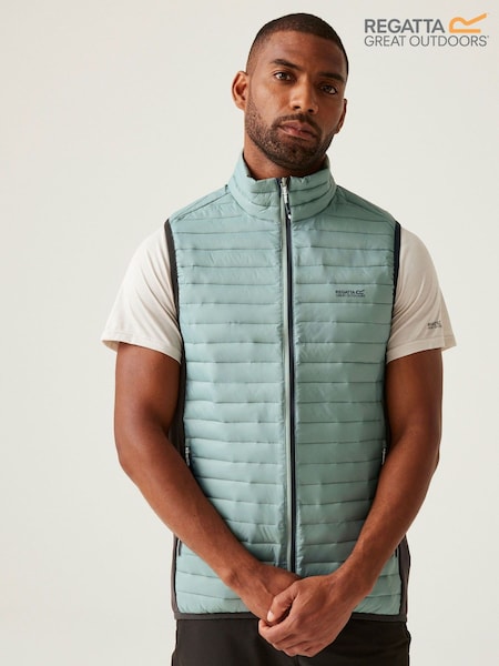 Regatta Green Mens Anderson Hybrid Body Warmer (F64859) | €50