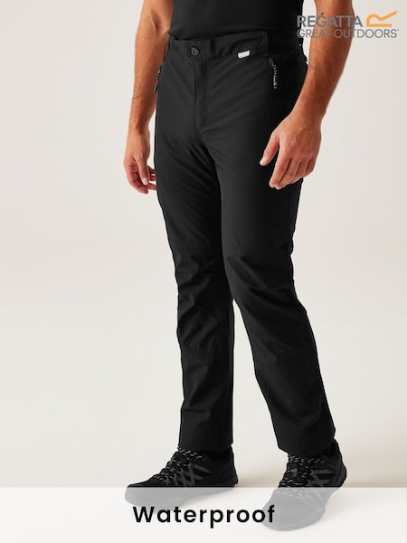 Regatta Black Mens Dayhike IV Waterproof Trousers (F64886) | €69