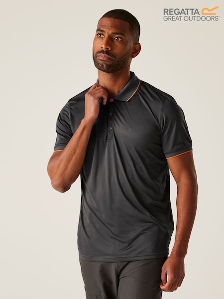 Regatta Grey Mens Remex II Jersey Polo Shirt (F64888) | AED122