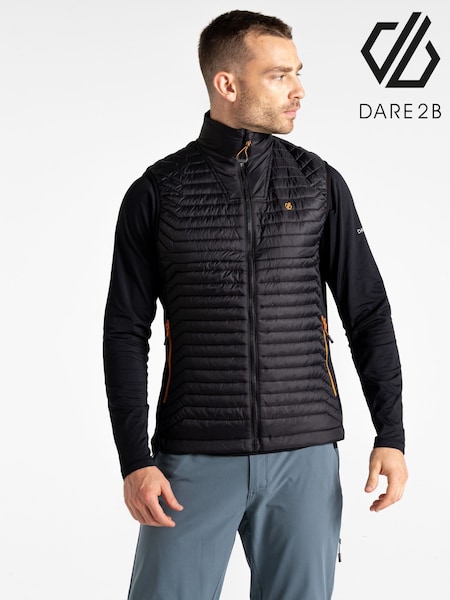 Dare 2b Mens Descending Black Gilet (F64893) | €83