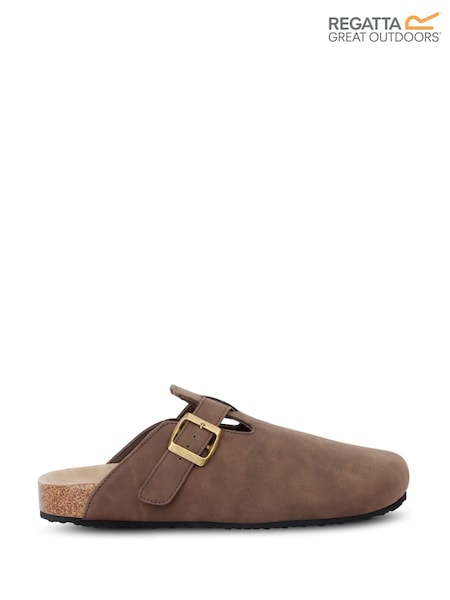 Regatta Brown Mens Kaber Mules (F64909) | INR 5,375