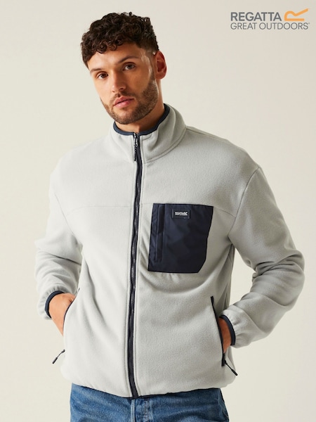 Regatta Grey Mens Frankie Full Zip Fleece (F64912) | €42