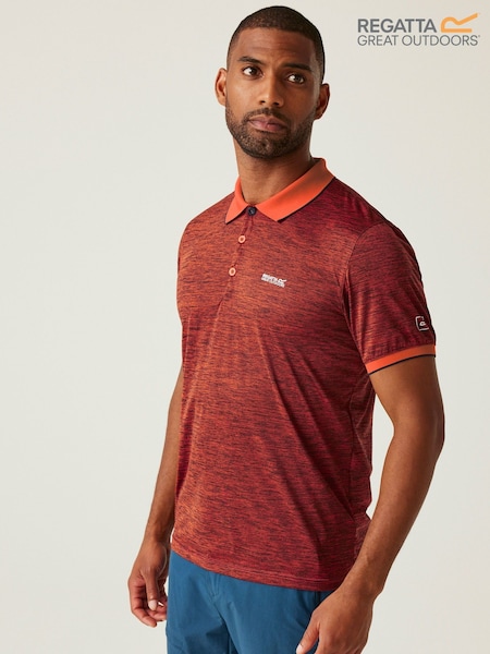 Regatta Orange Mens Remex II Jersey Polo Shirt (F64920) | €28