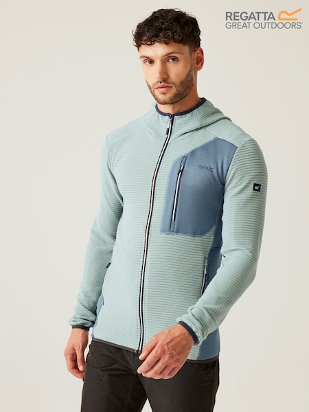 Regatta Green Mens Lakewright Full-Zip Midlayer Fleece (F64938) | €56