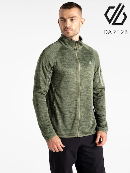Зеленый - Dare 2b Mens Torrek Mountain Series Zip Up Black Fleece (F64957) | €56