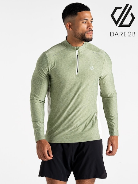 Зеленый - Dare 2b Mens Green Power Up III Jersey (F64960) | €46