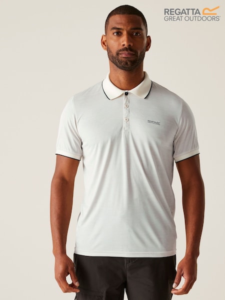 Regatta White Mens Remex II Jersey Polo Shirt (F64967) | €28