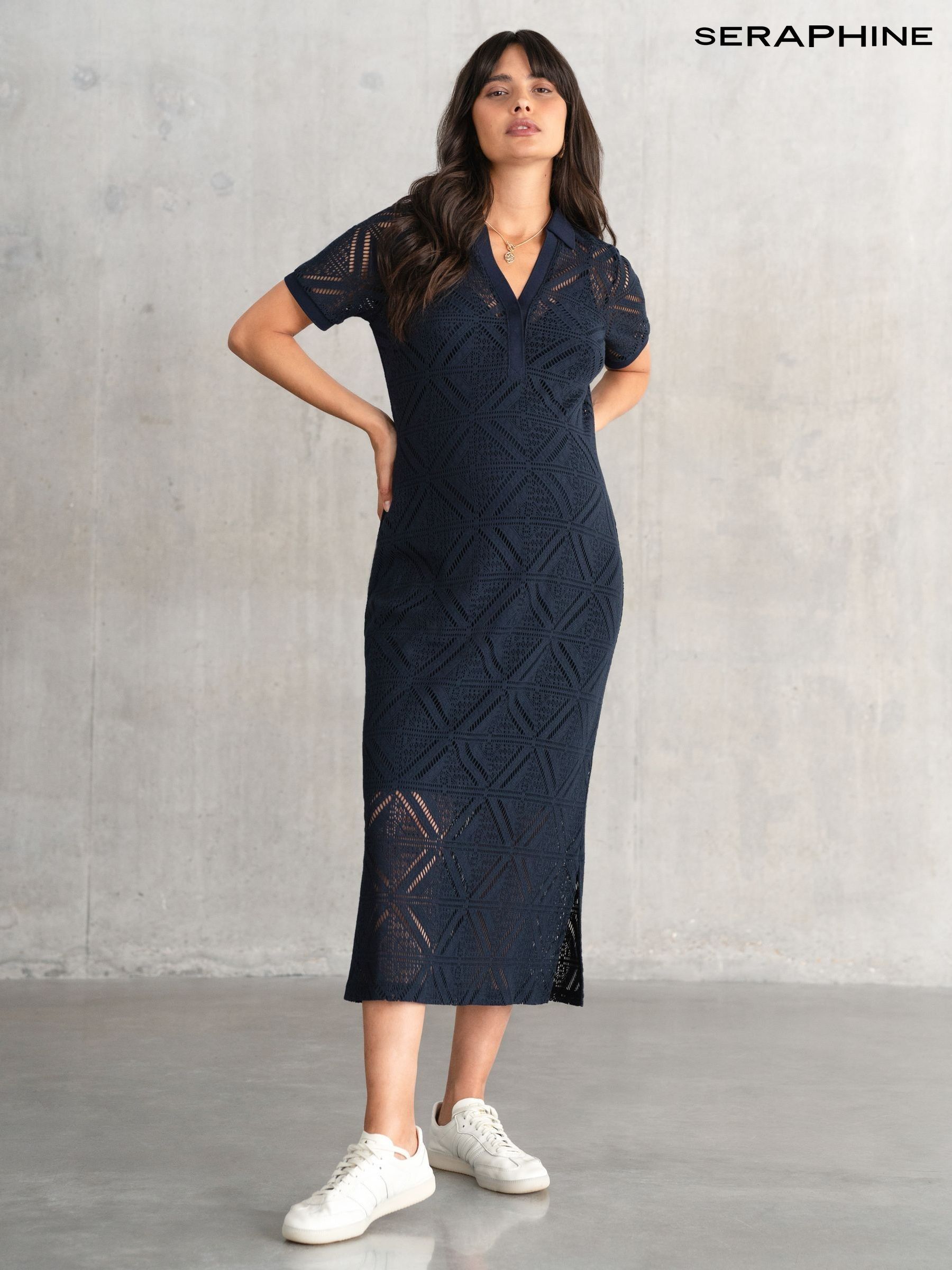 Blue Jumper Dresses | Navy Knitted Dresses | Next