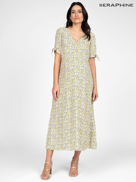Seraphine Yellow Bow Detail Maternity Dress (F65083) | €127