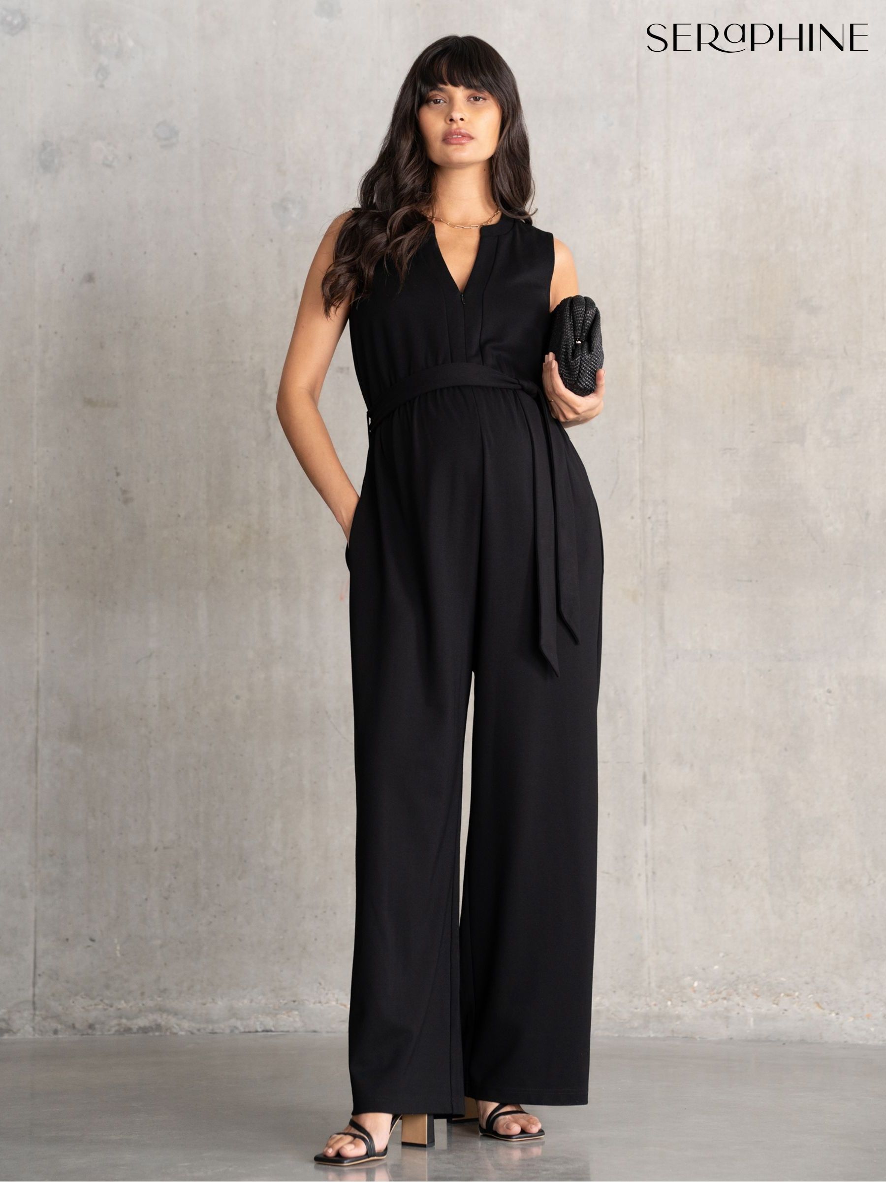 ✨新品✨ セオリー SHIRRED JUMPSUIT ジャンプスーツ 黒 M ✨新品✨ セオリー SHIRRED JUMPSUIT ジャンプスーツ 黒 M