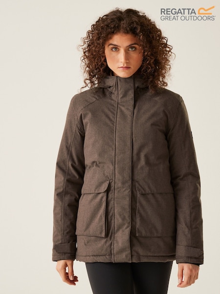 Regatta Brown Womens Ezdale Waterproof Jacket (F65128) | €75