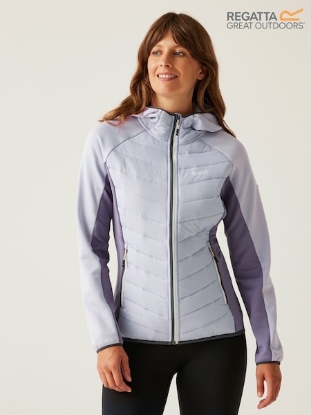Regatta Purple Womens Andreson VIII Hybrid Walking Jacket (F65168) | $73