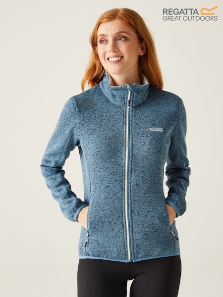 Regatta Dark Blue Womens Newhill Full Zip Fleece (F65244) | €53