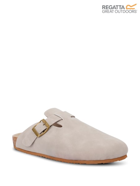 Regatta Cream Womens Kaber Mules (F65286) | R$ 345