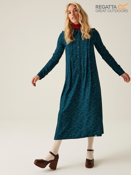 Regatta Blue Womens Orla Kiely Winter Dress (F65287) | €37