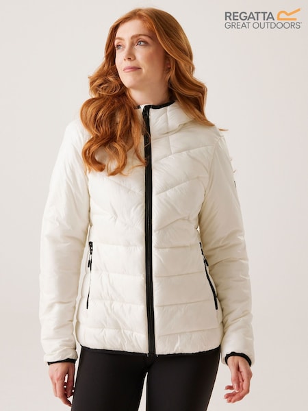Regatta White Womens Heatherly Padded Jacket (F65297) | ₪422