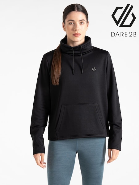 Dare 2b Womens Lexan Overhead Hooded Black Fleece (F65325) | €41