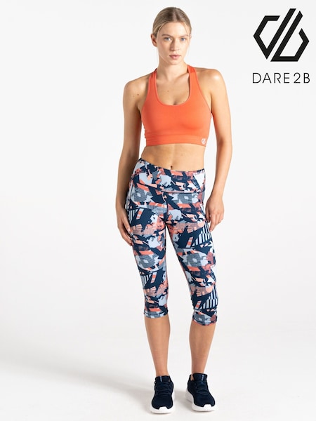 Dare 2b Womens Influential II 3/4 Black Leggings (F65334) | R$ 310