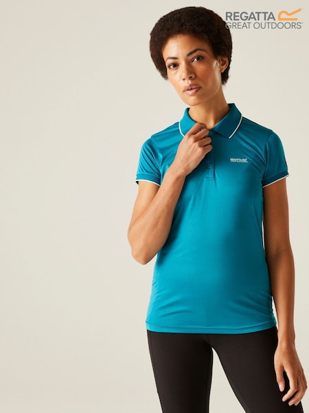 Regatta Blue Womens Remex II Active Polo Shirt (F65370) | AED122