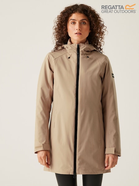 Regatta Cream Womens Denbury V 2-in-1 Waterproof Jacket (F65378) | €96