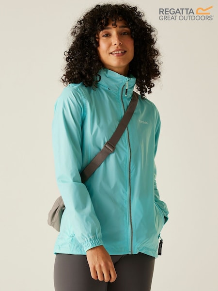 Regatta Blue Womens Corinne IV Waterproof Packaway Jacket (F65391) | €69
