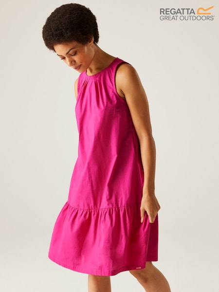 Regatta Pink Womens 100% Cotton Trisa Dress (F65431) | €46