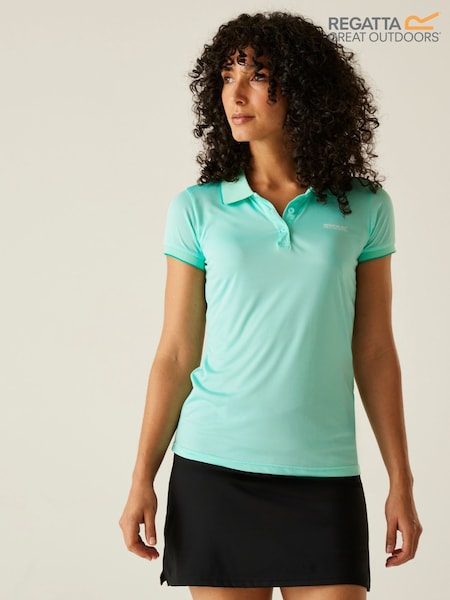 Regatta Blue Womens Remex II Active Polo Shirt (F65435) | AED122