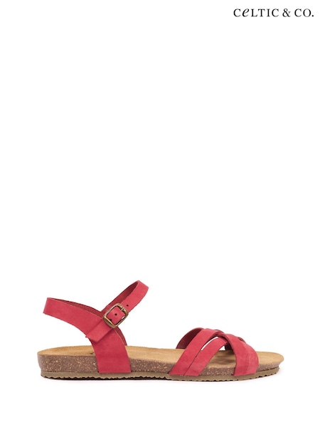 Celtic & Co. Multistrap Open Toe Flat Sandals (F65547) | €91