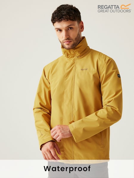 Regatta Yellow Mens Matt II Waterproof Jacket (F65594) | ₪246