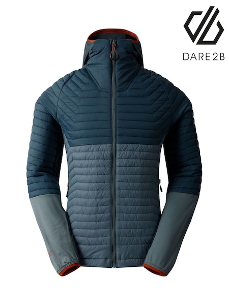 Dare 2b Mens Grey Descending II Hybrid Jacket (F65602) | AED489