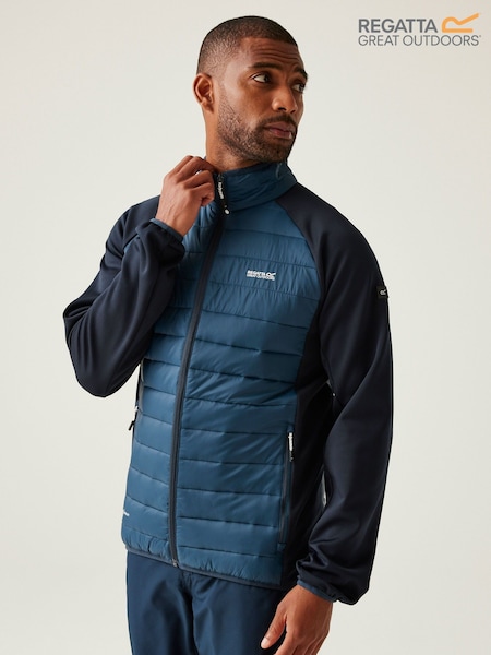 Regatta Blue Mens Clumber IV Hybrid Jacket (F65623) | €59