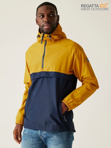 Regatta Yellow Mens Tayan Over The Head Waterproof Jacket (F65626) | €74
