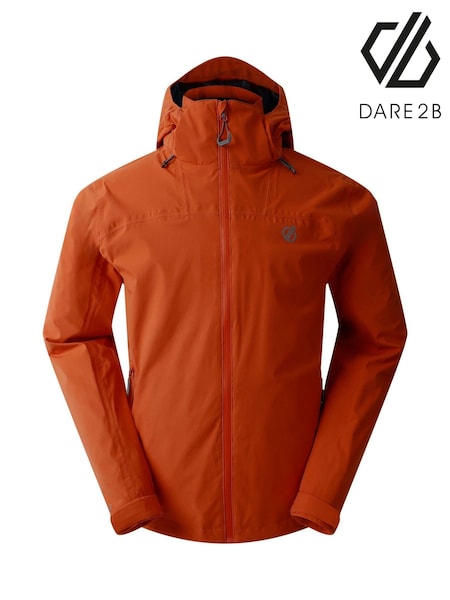 Dare 2b Mens Orange Switch Out II Waterproof Jacket (F65634) | €120
